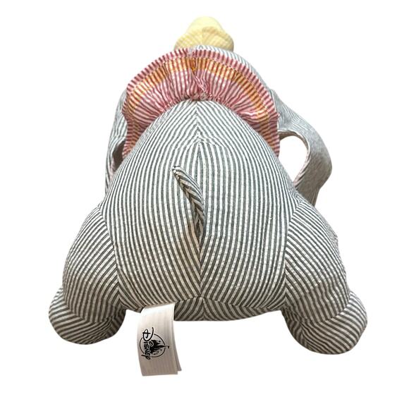 Disney Parks DUMBO Seersucker 15" Striped Collectible Plush Stuffed Animal - Picture 6 of 6